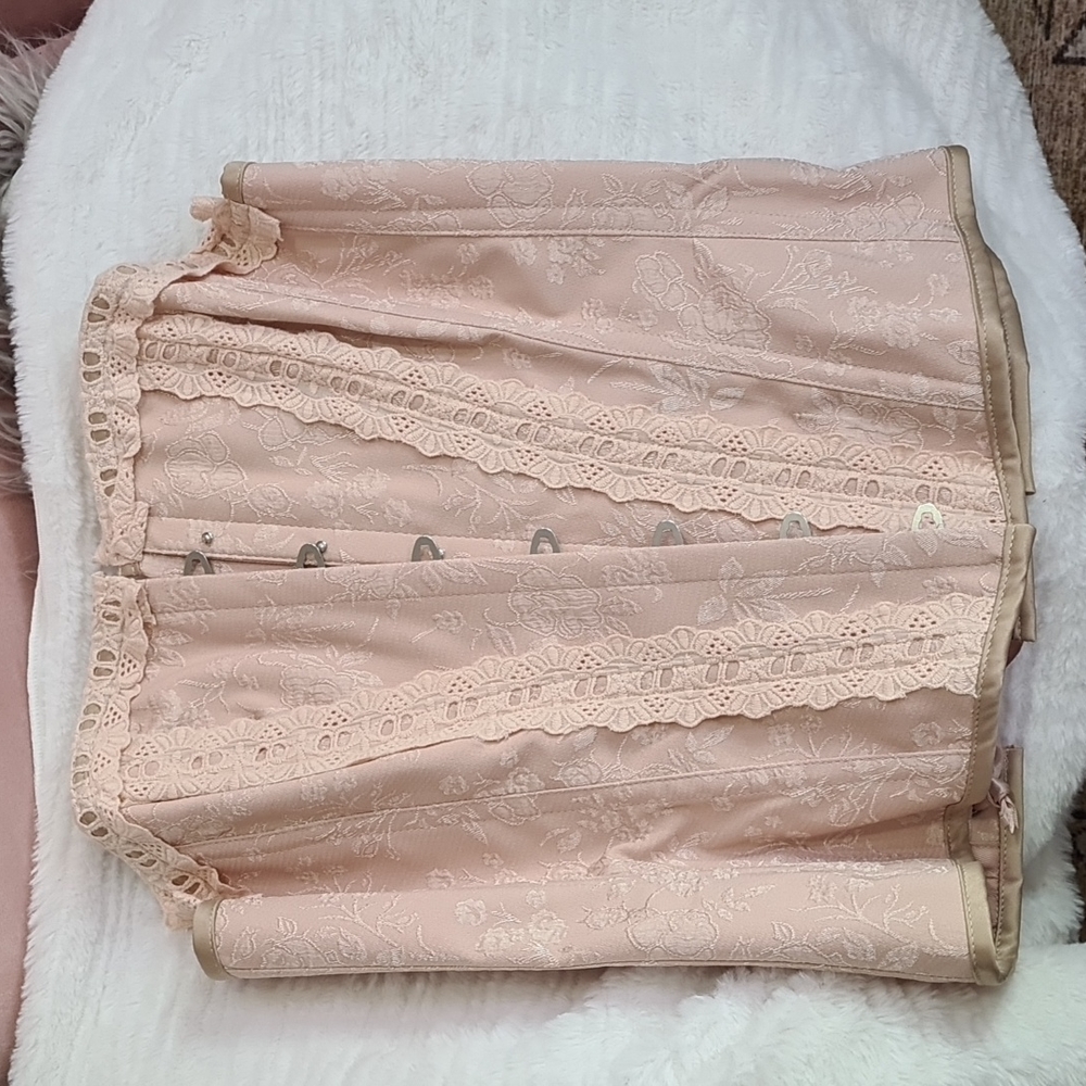 Corset Story Floral Pink Corset UK Sz 8